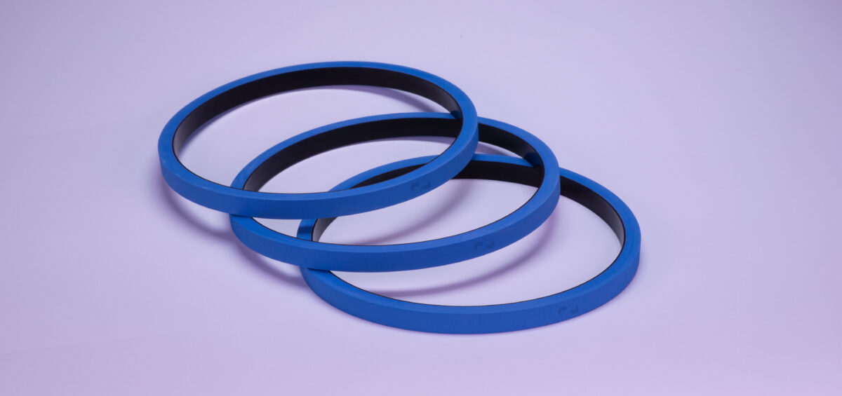 Briefeinzugsriemen Hevaloid V 11144 blau 40 Sh A